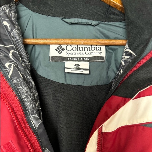 Columbia Women's 3-in-1 Interchange Ski Jacket Red/White/Gray/Black Size Large - Picture 4 of 13